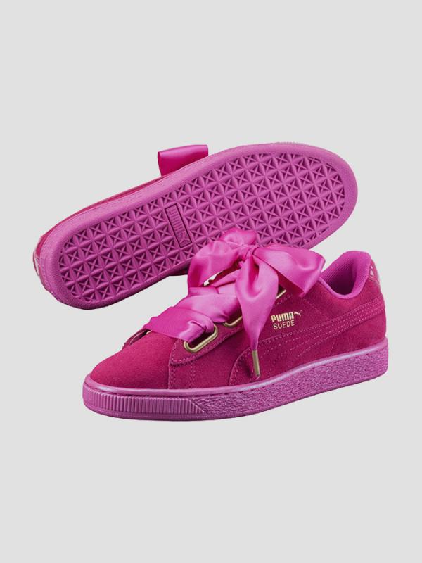Boty Puma Suede Heart Satin Wn s ULTRA MAGENTA-ULT Barevná