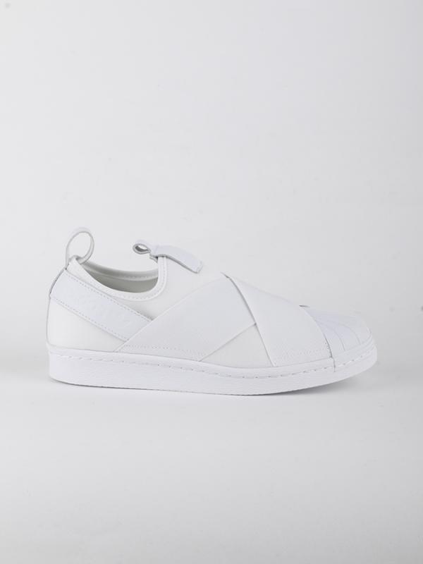 Boty adidas Originals Superstar Slipon Bílá