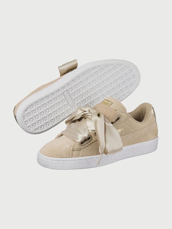 Boty Puma Suede Heart Safari Wn s Béžová