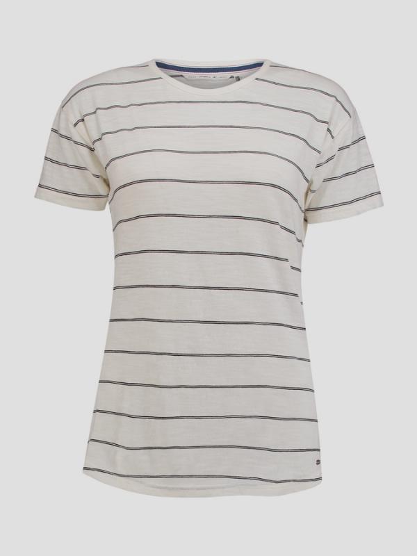 Tričko O´Neill LW WIDE STRIPE CREW T-SHIRT Bílá