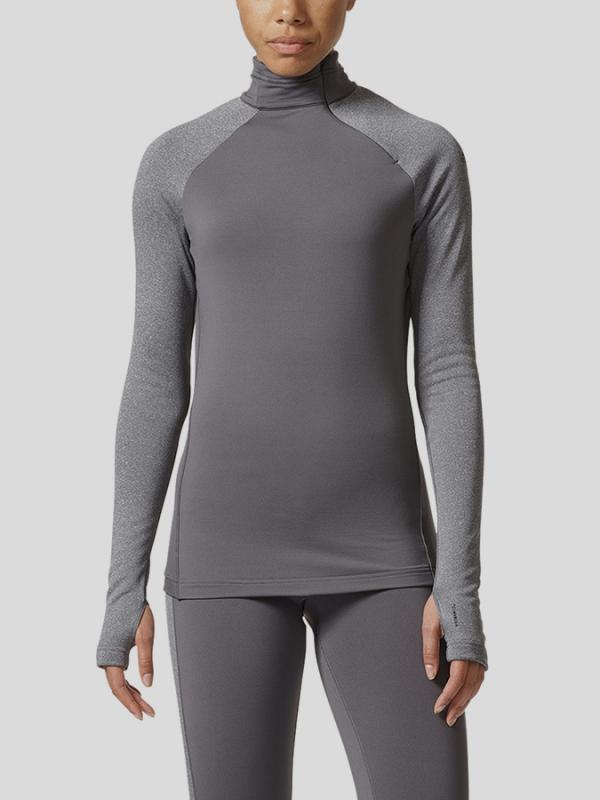 Tričko adidas Performance TF TOP LS TN CW Šedá