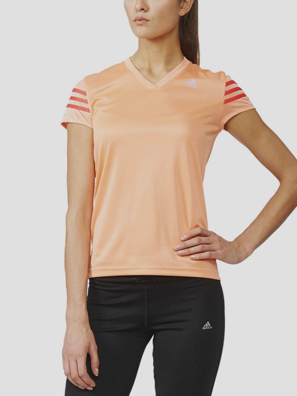 Tričko adidas Performance RS CAP SS W Béžová