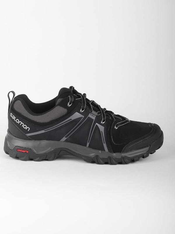 Boty Salomon EVASION LTR BLACK/AUTOBAHN/PEWTER Černá
