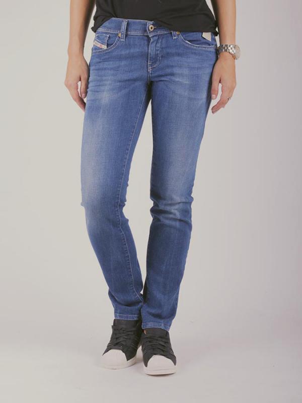 Džíny Diesel FRANCY L.32 PANTALONI Modrá