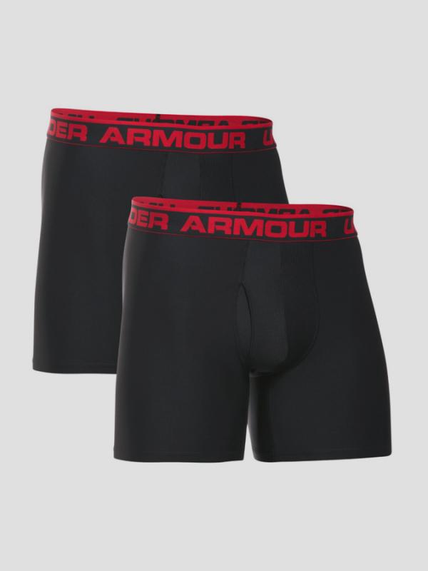 Boxerky Under Armour O Series 6'' Boxerjock 2 Pk Černá