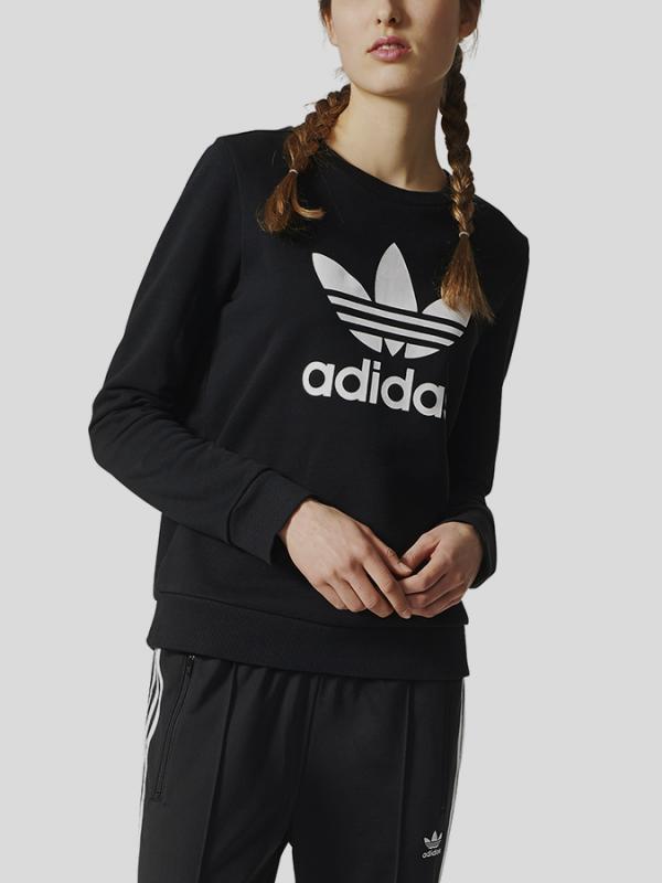 Mikina adidas Originals CREW SWEATER Černá