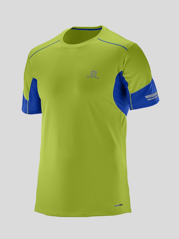 Tričko Salomon AGILE SS TEE M Žlutá