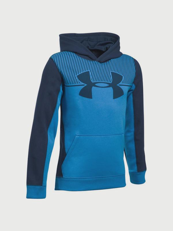 Mikina Under Armour Threadborne Blocked Hoody Modrá
