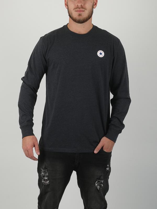 Tričko Converse Ls Tpu Tee Cuff Černá