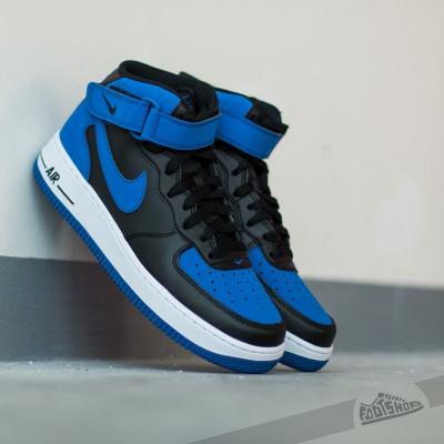 Nike Air Force 1 Mid ´07 Black/Game Royal-White