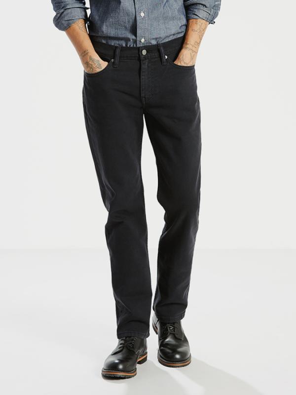 Džíny LEVI'S 514 Straight Black Lht Wt Černá