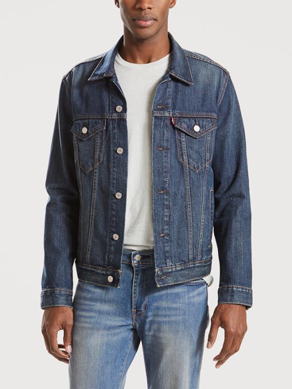 Bunda LEVI'S The Trucker Jacket Mugo Modrá