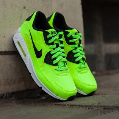 Nike Air Max 90 FB (GS) Volt/Black/Electro Green