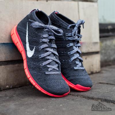 Nike Free Flyknit Chukka Dark Grey/White/Black/Hot Lava