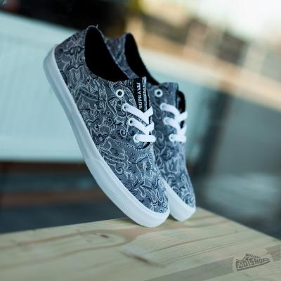 Supra Womens-Wrap Grey/Pattern-White
