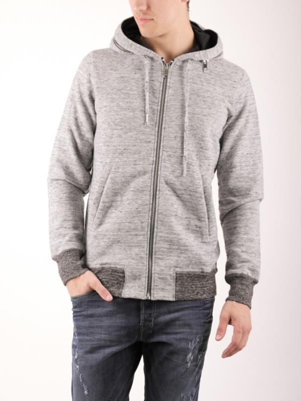 Mikina Diesel S-MIFUN-WOOL FELPA Šedá