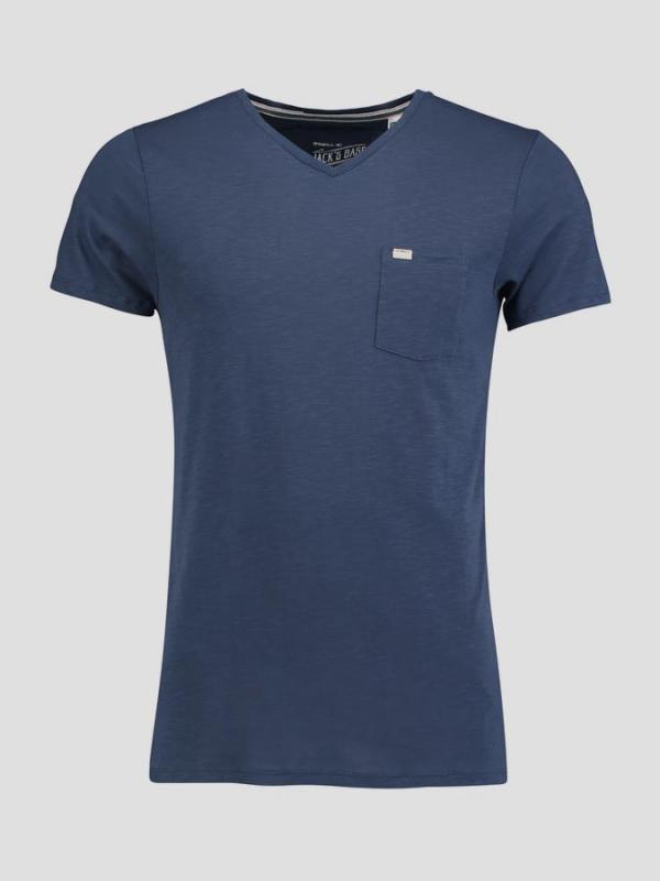Tričko O´Neill LM JACK'S B. SLIM V-NECK T-SHI Modrá