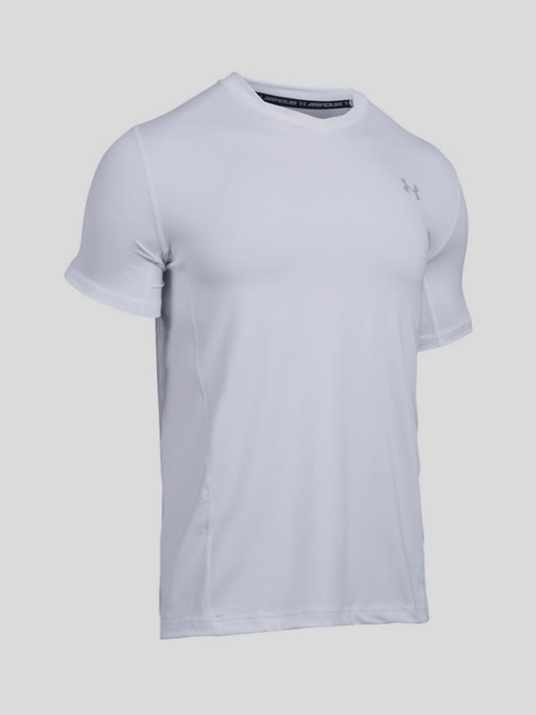 Tričko Under Armour Supervent Fitted SS Bílá