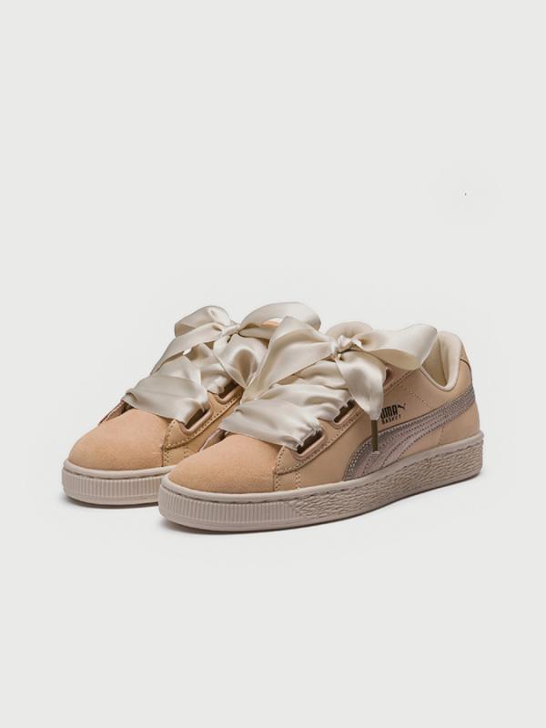 Boty Puma Basket Heart Up Wn s Hnědá