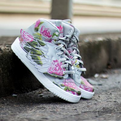 adidas Jeremy Scott Wings Floral Mgh Solid Grey