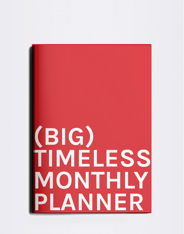 Octagon Big Timeless Monthly Planner