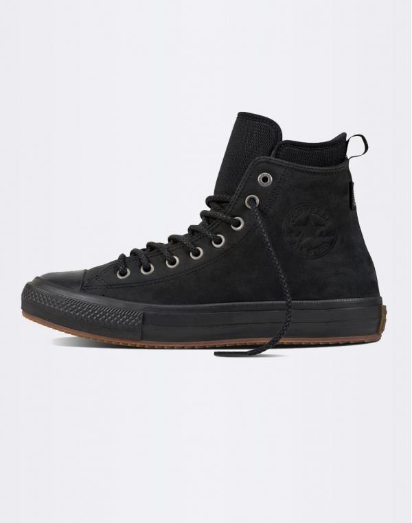 Sneakers - tenisky Converse Chuck Taylor Waterproof Black/Black/Gum