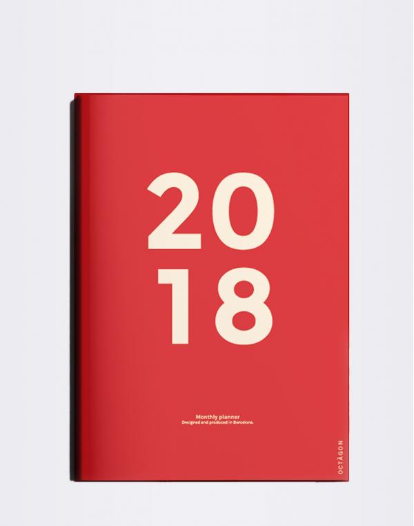 Papírnictví Octagon Monthly Planner 2018 Big