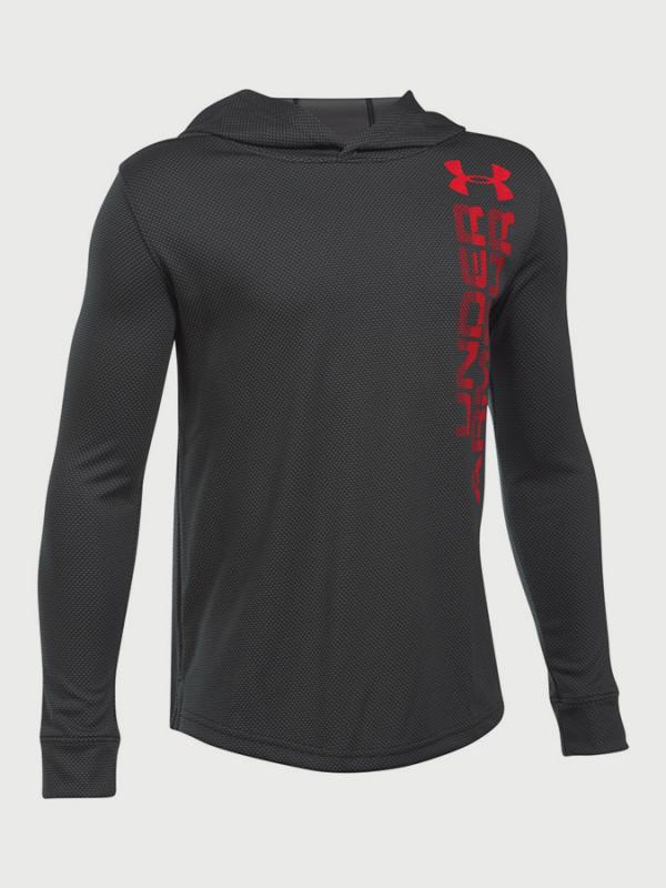 Mikina Under Armour Textured Tech Hoody Černá