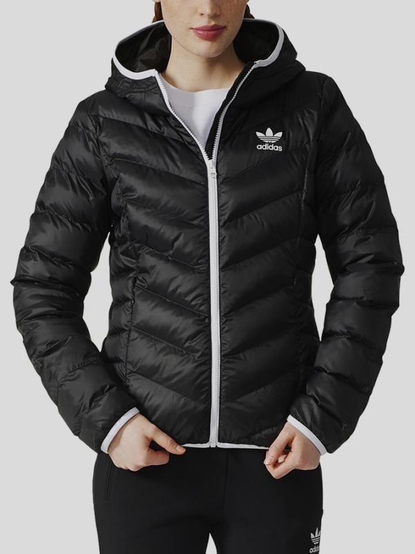 Bunda adidas Originals SLIM JACKET Černá