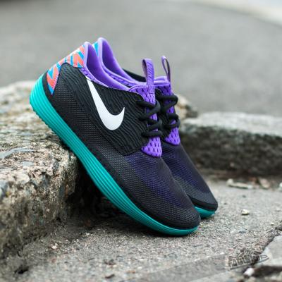 Nike Solarsoft Moccasin Black/White/Turbo Green/Purple