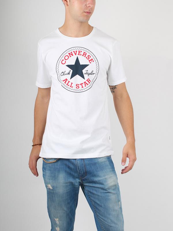 Tričko Converse CORE CHUCK PATCH TEE Bílá