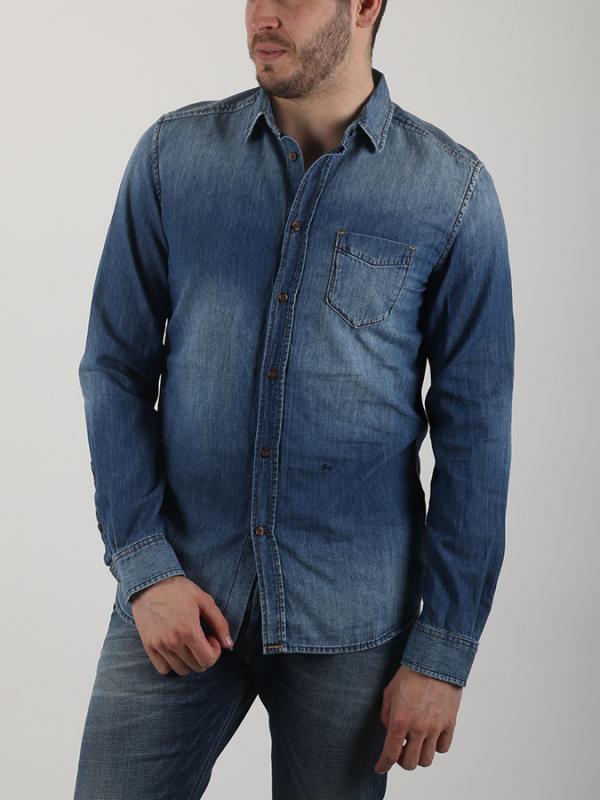 Košile Diesel D-CARRY CAMICIA Modrá