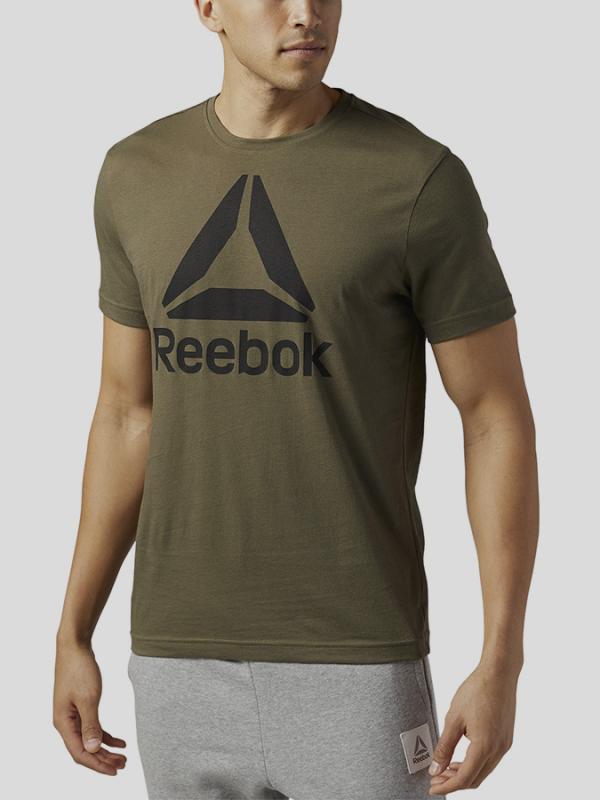 Tričko Reebok STACKED LOGO Zelená