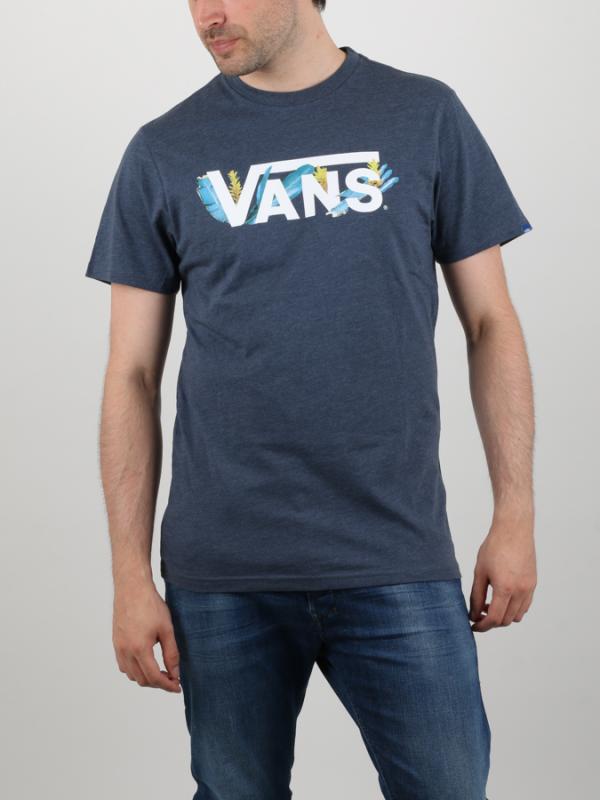 Tričko Vans Mn Bonsai Leaf Navy Heather Modrá