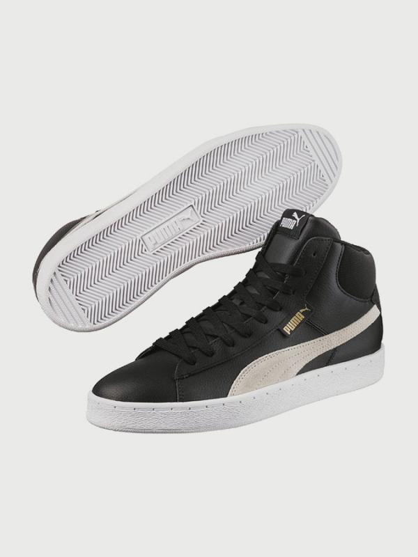 Boty Puma  1948 Mid L Black- White Černá