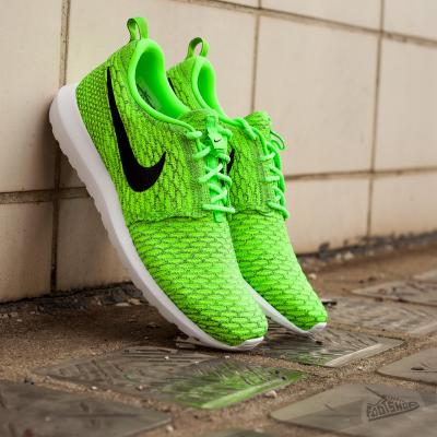 Nike Flyknit Rosherun Volt/Black-Electric Green-Dark Grey