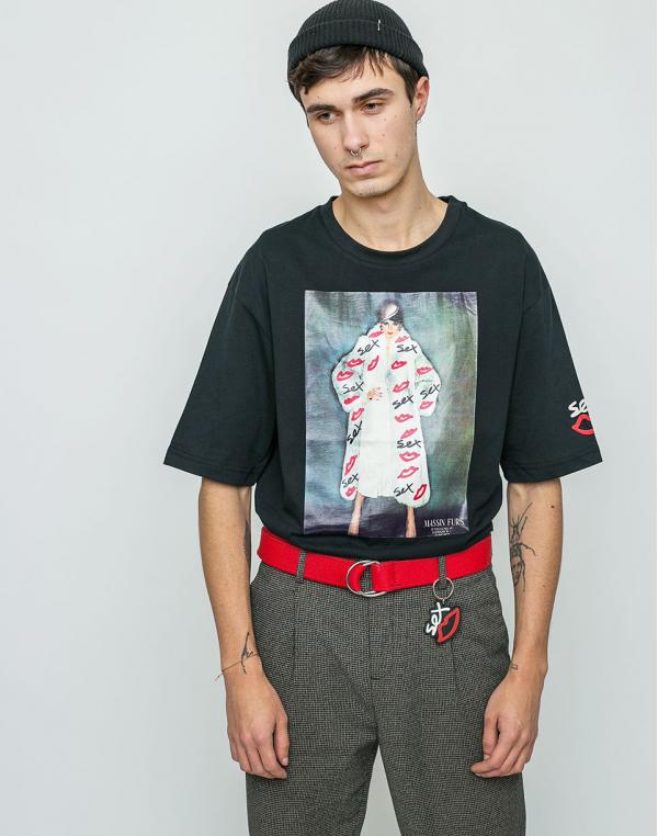 Logo tee Sex Skateboards Fur black