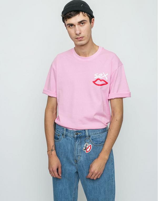 Logo tee Sex Skateboards Midilogo pink