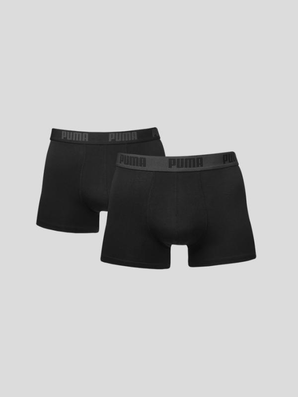 Boxerky Puma BASIC BOXER 2 Pack Černá