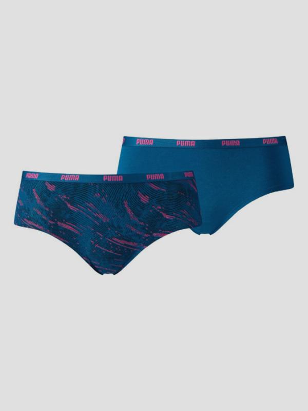 Kalhotky Puma DIGITAL WAVE HIPSTER 2 Pack Barevná