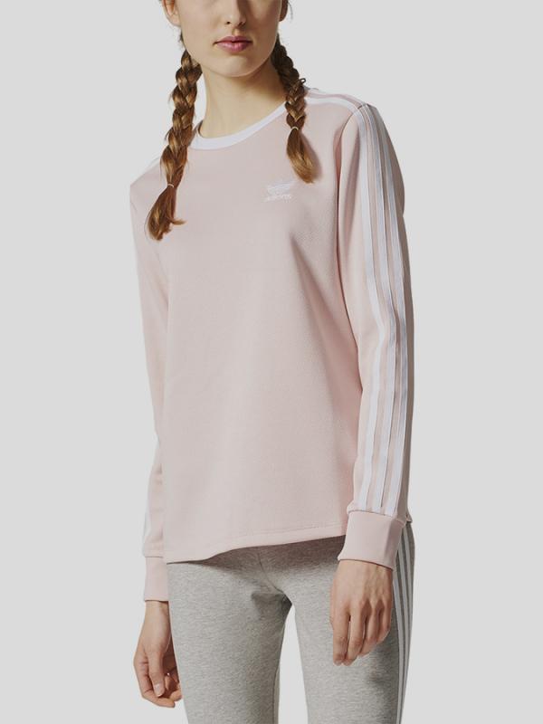 Tričko adidas Originals 3STRIPES LS TE Béžová