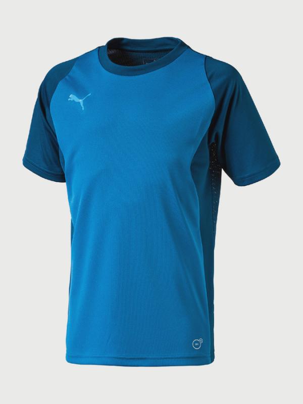 Tričko Puma ftblTRG Shirt Jr Modrá