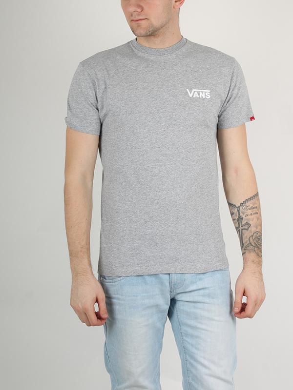 Tričko Vans Mn Left Chest Logo T Athletic Heathe Šedá