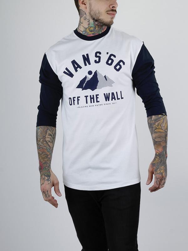 Tričko Vans MN BLAZING SET IN White/Navy Bílá