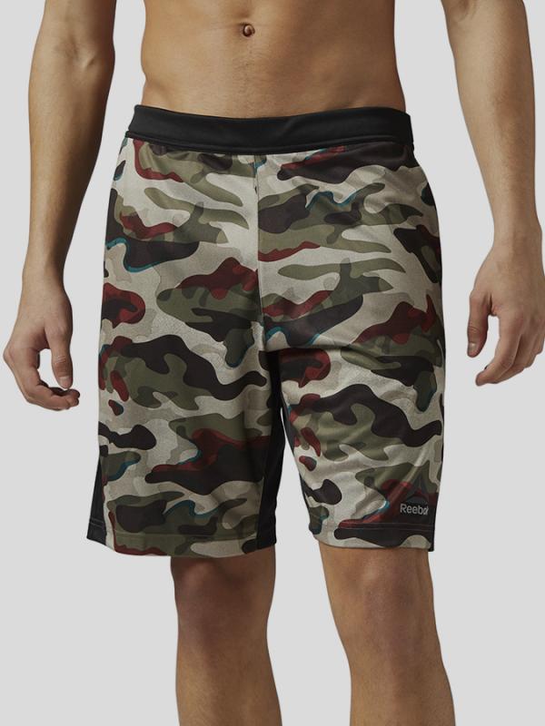 Kraťasy Reebok SPEEDWICK CAMO KNIT SHORT Barevná
