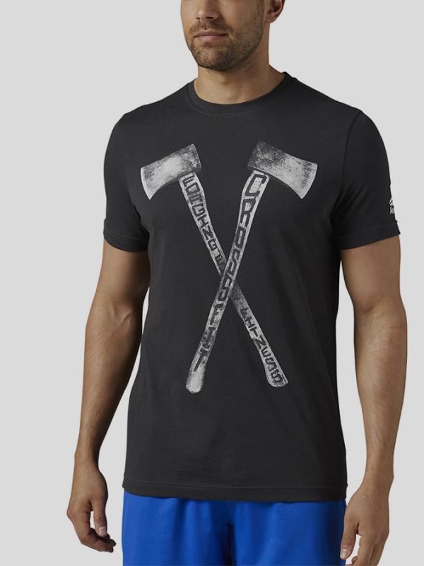 Tričko Reebok RC AXE TEE Černá