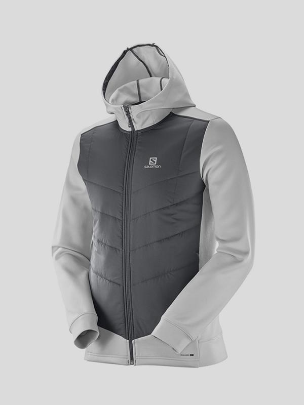 Bunda Salomon PULSE HYBRID HOODIE M Barevná