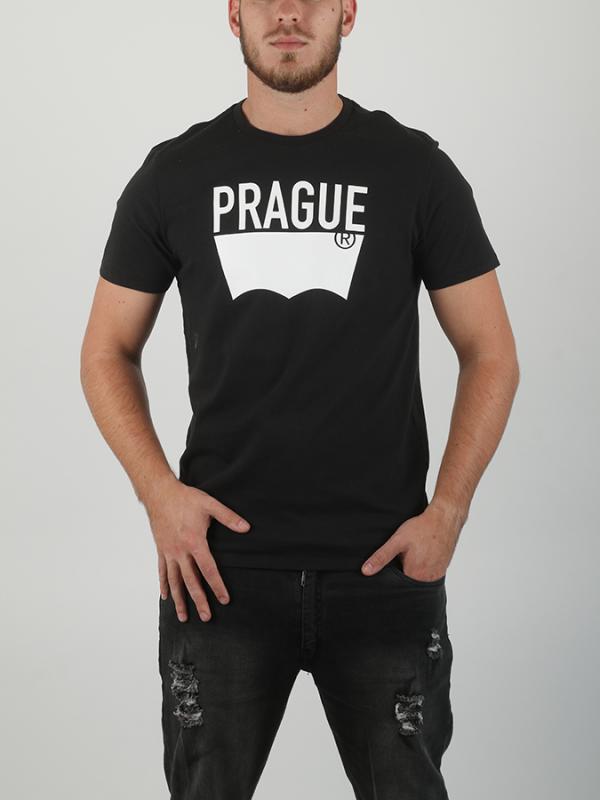 Tričko LEVI'S Destination Tee City Tee Prague Black Černá