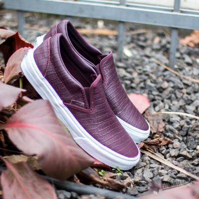 Vans Classic Slip-On CA (Croc Leather) Winetasting