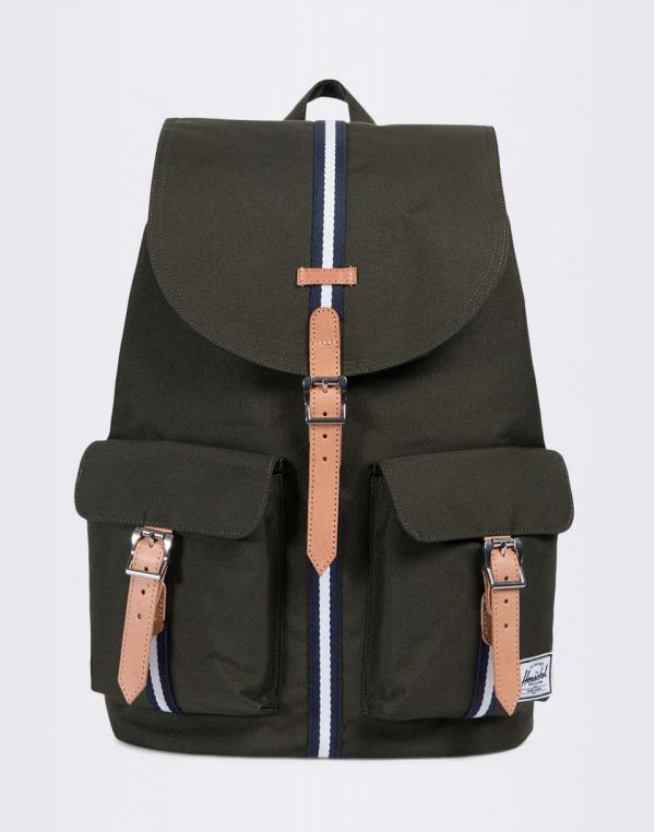 Herschel Supply Dawson Forest Green/Veggie Tan Leather